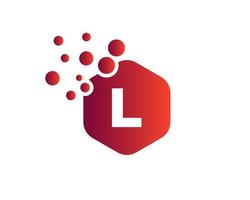 Letter L Logo For Technology Symbol vector