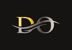 Letter DO Logo Design Vector