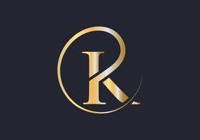 Luxury Letter K Logo. K Logotype For Elegant and Stylish Fashion Symbol vector