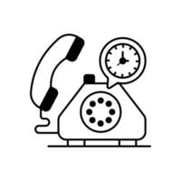contact Vector Icon Gylph Style Illustration. EPS 10 File
