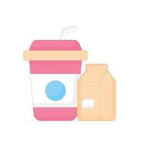 Drink Vector Icon Line  Without Background Illustration. EPS 10 File