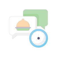 Delivery Time Vector Icon Without Background Style Illustration. EPS 10 File