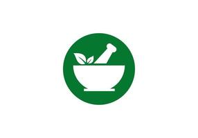 Pharmacy Concept Logo Design. Ayurveda herbal logo. Medical pharmacy logo design