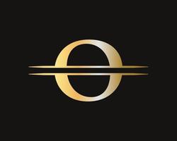 Letter O Logo Design For Luxury and Fashion Identity vector