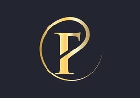 Luxury Letter F Logo. F Logotype For Elegant and Stylish Fashion Symbol vector