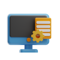 illustration d'objet d'automatisation 3d png