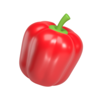 bell pepper 3d icon