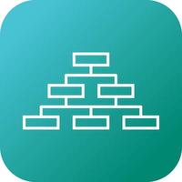 Beautiful Business structure vector line icon