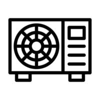 AC Window Unit Icon Design vector