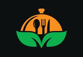 Bio food logo design, Vector design template