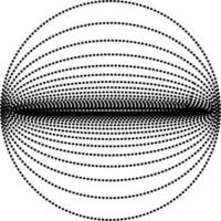 Halftone circular spiral logo set. Circular dotted isolated on the white background. Halftone fabric design. Halftone circle dots texture. Vector design element for various purposes.
