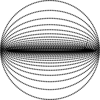 Halftone circular spiral logo set. Circular dotted isolated on the white background. Halftone fabric design. Halftone circle dots texture. Vector design element for various purposes.