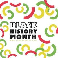 hermoso fondo, plantilla de publicación, mes de la historia negra, colores de la bandera de Sudáfrica, trazo de pincel vector