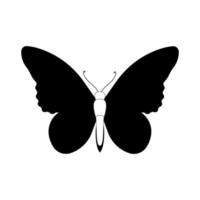 mariposa conjunto gráfico negro blanco aislado dibujo ilustración vector. patrón moderno sin costuras de contornos de mariposa monarca sobre fondo blanco para el diseño de decoración. elemento de diseño de primer plano. vector