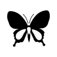 mariposa conjunto gráfico negro blanco aislado dibujo ilustración vector. patrón moderno sin costuras de contornos de mariposa monarca sobre fondo blanco para el diseño de decoración. elemento de diseño de primer plano. vector