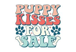 Puppy kisses For Sale vector