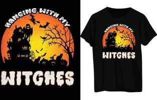 HALLOWEEN T-SHIRT DESIGN vector