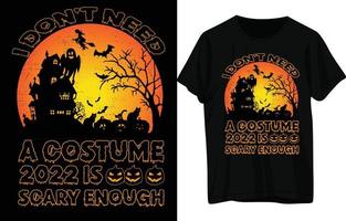 HALLOWEEN T-SHIRT DESIGN vector