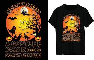 HALLOWEEN T-SHIRT DESIGN vector