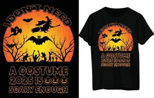 HALLOWEEN T-SHIRT DESIGN vector