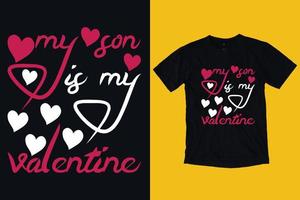 Happy Valentine's Day T-Shirt Design vector