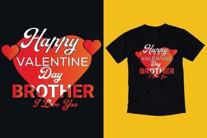 Happy Valentine's Day T-Shirt Design vector