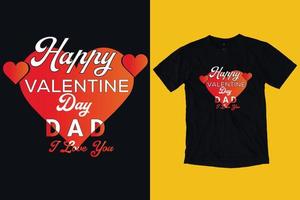 Happy Valentine's Day T-Shirt Design vector