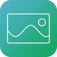 Beautiful Gallery Line Vector Icon