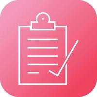 Beautiful Check Report Vector Icon