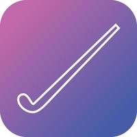 Beautiful Hockey Line Vector Icon