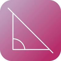 Beautiful Angle Line Vector Icon
