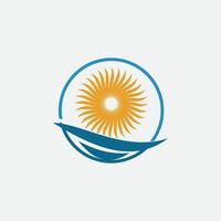 Sun Vector illustration Icon