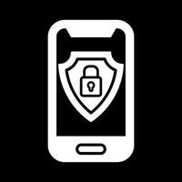 Mobile Security Vector Icon