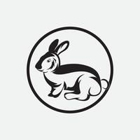 Rabbit vector icon illustration design