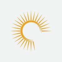 Sun Vector illustration Icon