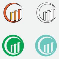 accounting logo vector illustrations design