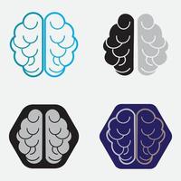 ilustración de vector de cerebro de salud