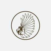 wings illustration design icon logo vector