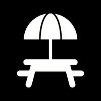 Camping Table Vector Icon