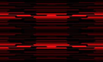 Abstract technology seamless pattern red black circuit cyber line futuristic on metal design ultramodern background vector