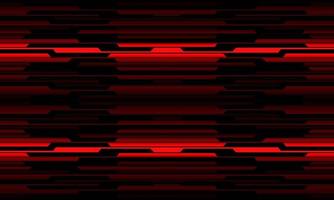 Abstract technology seamless pattern red black circuit cyber line futuristic on metal design ultramodern background vector