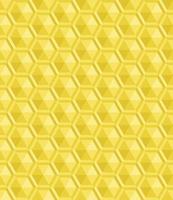 Seamless abstract yellow background pattern. Triangle are arranged to form 3D hexagon. Texture design for fabric, tile, cover, poster, textile, flyer, banner, wall. Vector illustration.