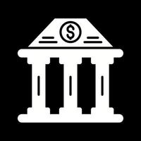 Bank Building Vector Icon