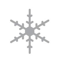 Vector  snowflake  icon.  illustration for web