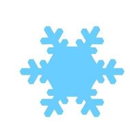 icono de copo de nieve vectorial. ilustración para web vector