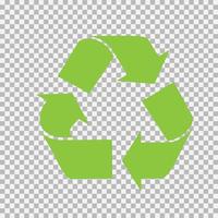 Set of vector universal recycling symbols.