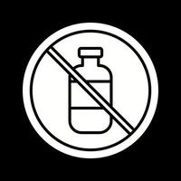 No Liquids Vector Icon