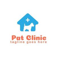 Pet Clinic Design. Banner, Poster, Greeting Card. Vector Illustration.