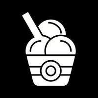 icono de vector de helado