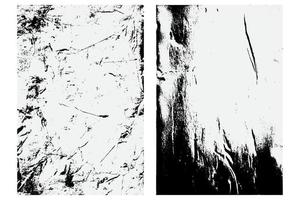 Set of the texture with effect grunge, damaged, old  Vector EPS